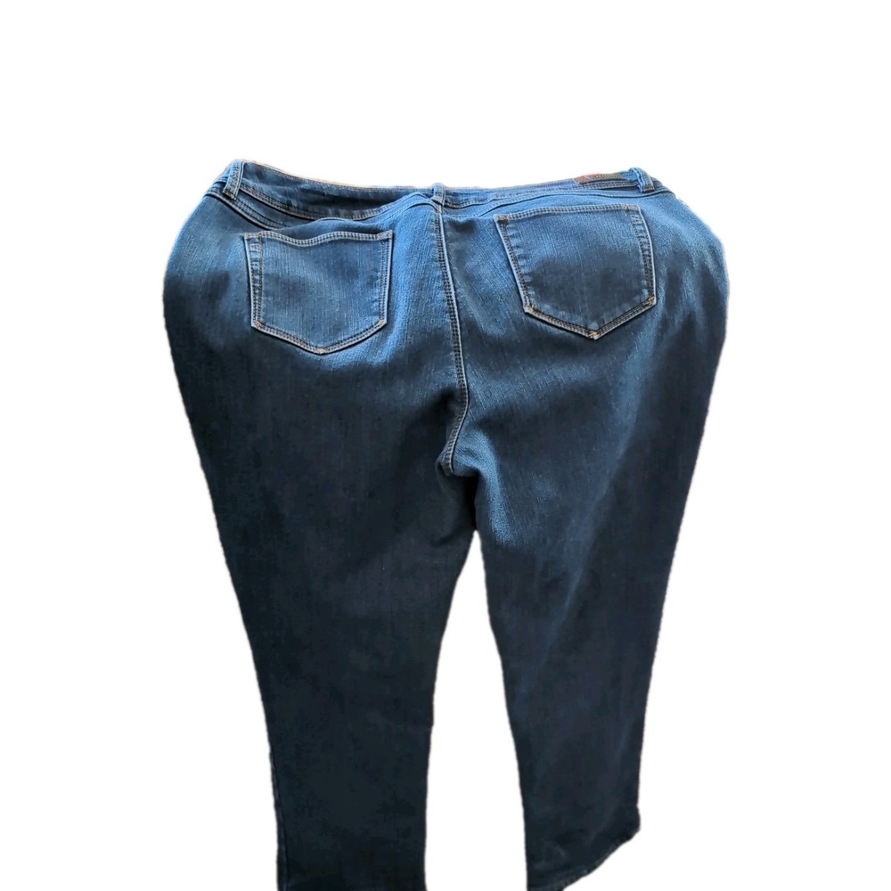 Natural Relections Women's Denim Jeans With Flannel Lining Size 14 Puckering - Picture 2 of 4